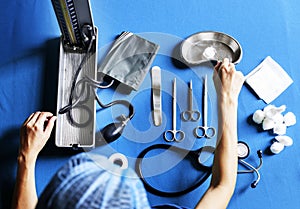 Doctor Surgeon Operational Tools Used in Hospitals photo