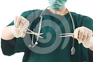 Doctor in surgery