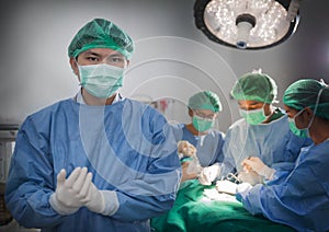 Doctor and Surgery team