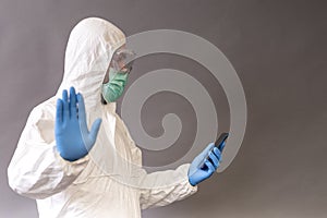 Doctor with surgical mask