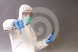 Doctor with surgical mask