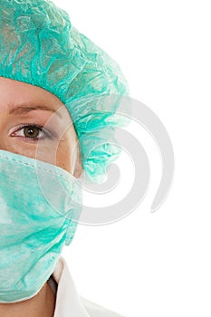 Doctor with surgical mask