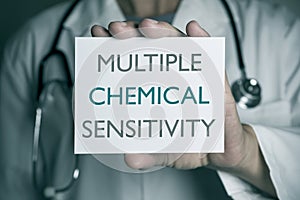 Doctor and text multiple chemical sensitivity