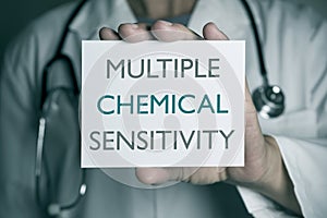 Doctor and text multiple chemical sensitivity photo