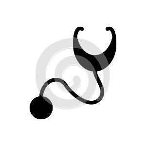 Doctor vector glyph flat icon