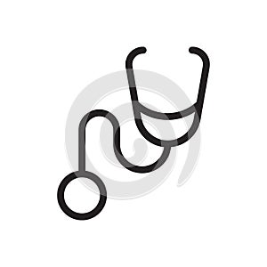 Doctor vector thin line icon