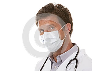 Doctor wearing a mask