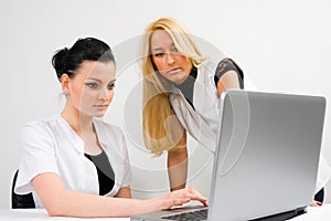 Doctor whit a laptop