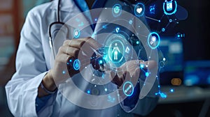 Doctor and Digital Health Interface