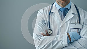 The doctor with stethoscope.AI generated image