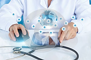 The doctor working in global health network .