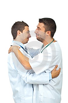 Doctors are congratulating one another photo