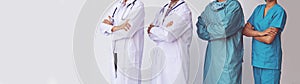 Doctors and Nurses professional standing