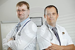 Doctors in office
