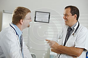 Doctors talking