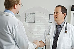 Doctors talking