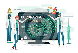 Doctors tell about coronavirus structure on TV