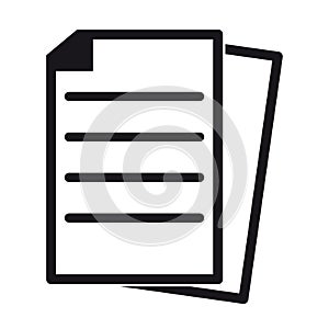 Document For Apps And Websites - Editable Vector Icon