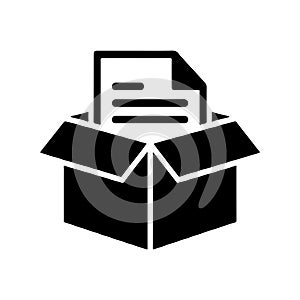 Document Box Office Storage Icon