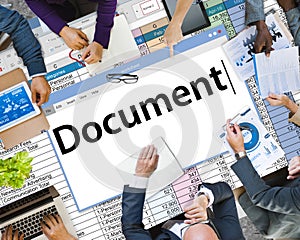 Document Contract Forms Legal Notes Records Concept