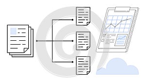 Document Distribution and Data Visualization with Cloud Integration