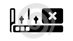 Document Error Broken File Icon, vector design Generative AI