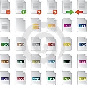 Document file icons