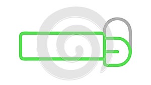 Document File Paper Scroll Outline Vector Icon, vector design Generative AI