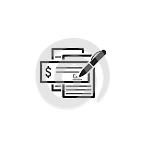 Document Flow Icon. Flat Design
