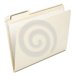 Document Folder isolated on white background