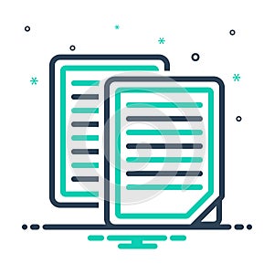 Mix icon for Document, archive and script