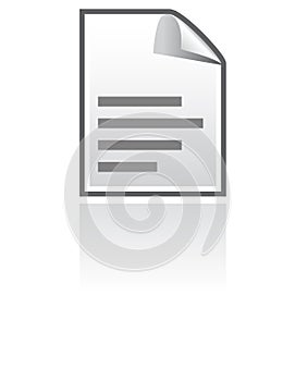 Document Icon Vector Format