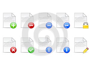 Document Icons EPS