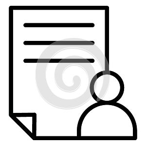 Document Isolated Vector Icon which can easily modify