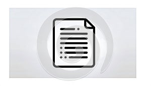 Document line icons editable stroke, pixel perfect for web and mobile