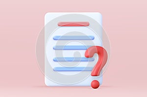 document list with question mark icon