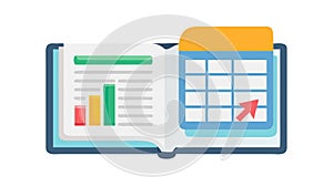 Document Management and Archiving System, vector design Generative AI