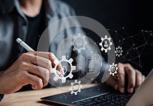 Document Management Checking System, online documentation database and process automation to efficiently manage files,