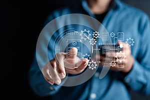 Document Management Checking System, online documentation database and process automation to efficiently manage files,