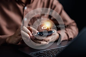 Document Management Cloud computing System, online documentation database and process automation to efficiently manage files,