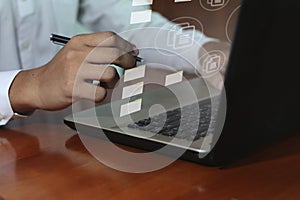 document management concept, online documentation database