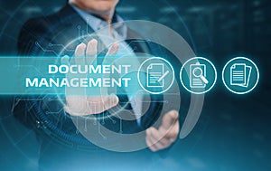 Document Management Data System Business Internet Technology Concept