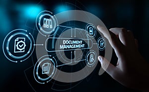 Document Management Data System Business Internet Technology Concept