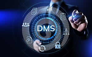 Document management DMS System Digital rights management. photo