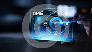 Document Management System DMS with Access Control and Workflow Automation on Digital Interface