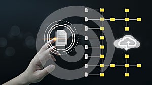 Document Management System DMS, online documentation database and process automation to efficiently manage files, knowledge and