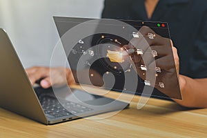 Document Management System DMS, online documentation database and process automation to efficiently manage files, knowledge and