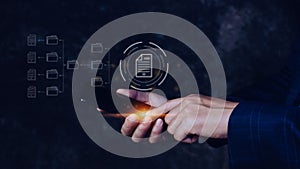 Document Management System (DMS) on smartphone,