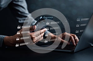 Document Management System, online documentation database and process automation to efficiently manage files, documentation in