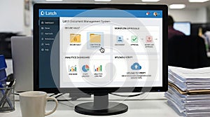 Document management system for secure file storage, organized access, and efficient digital workflow including verification,